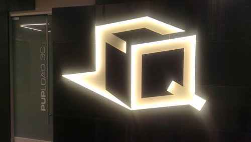 FQ logo in the headquarters