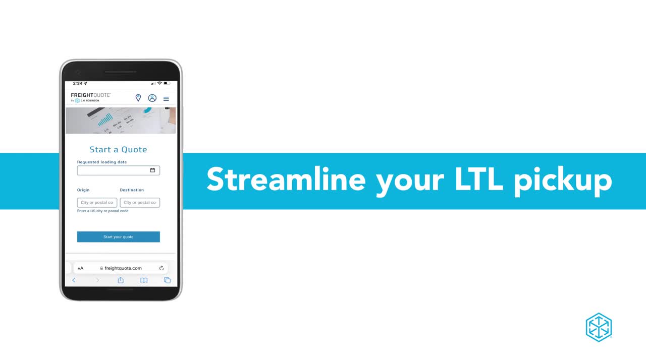 Streamline your LTL pick up video thumbnail | Freightquote video